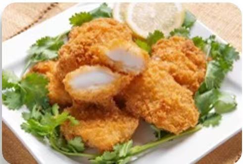 Pre-fried Lightly Breaded Squid Chunk